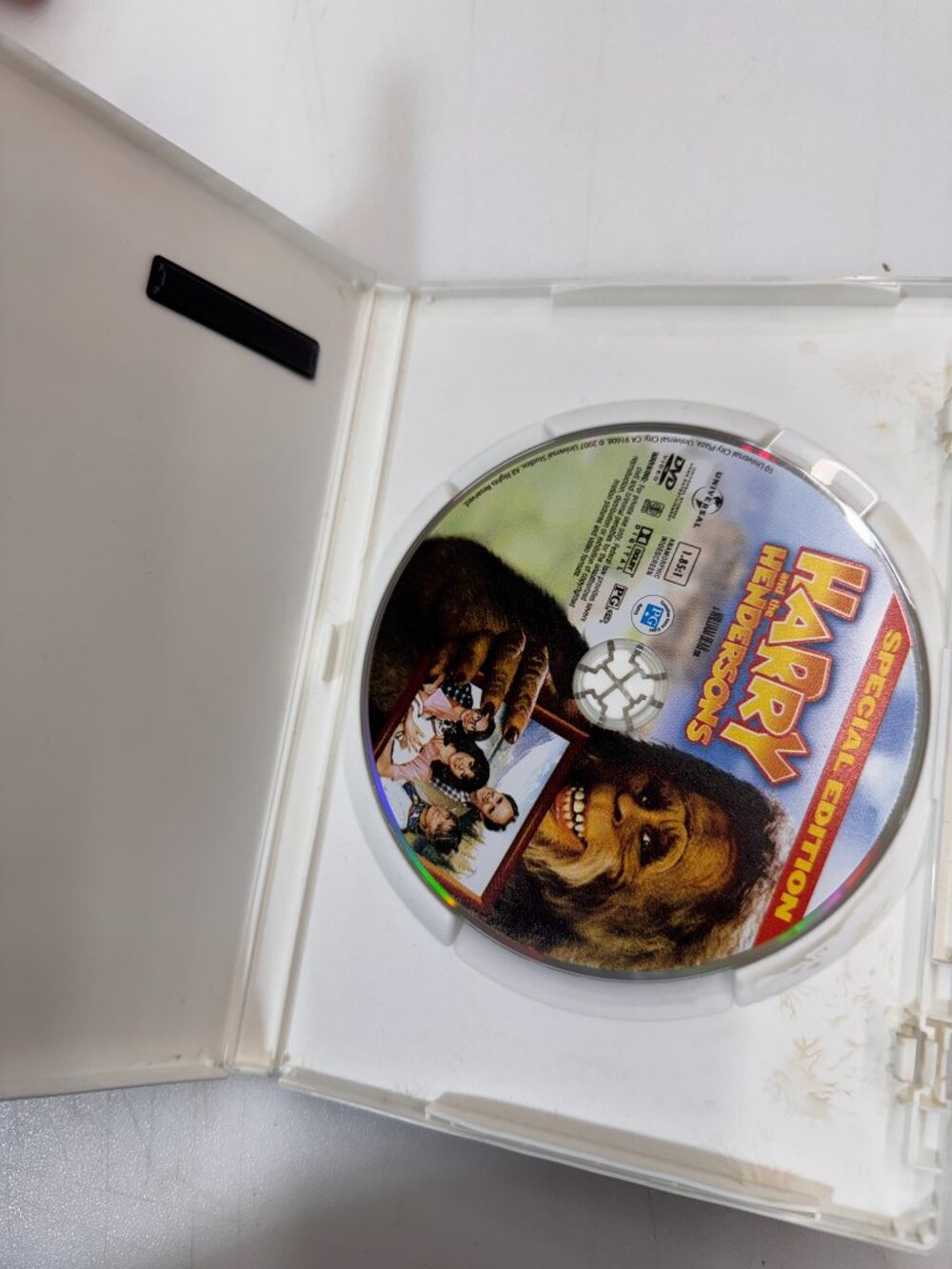 Harry and the Hendersons [DVD] Disc Tested, Working - Picture 3 of 3